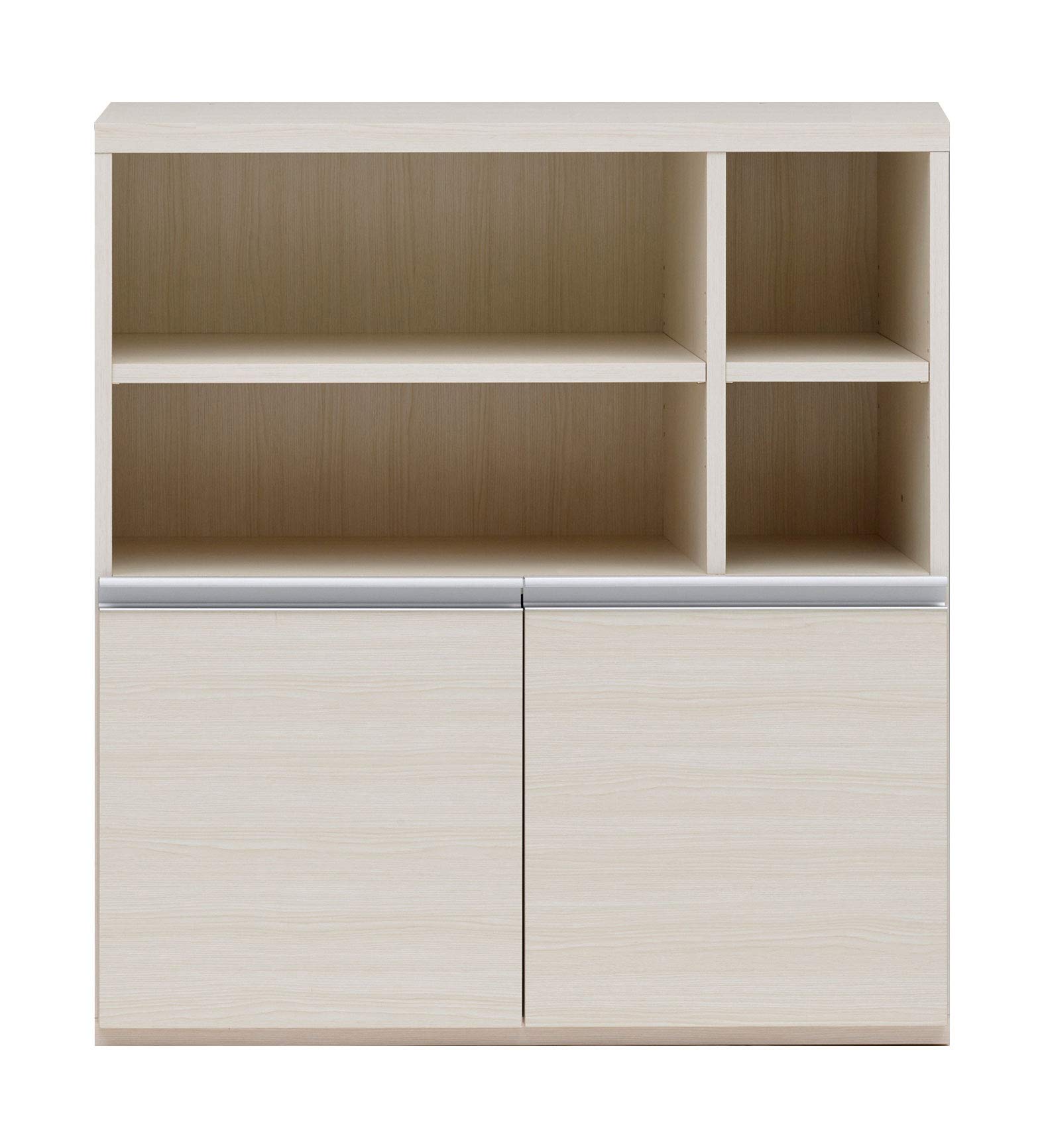 Amazon｜フナモコ ラック ホワイトウッド サイズ:幅90×奥38.8×高95.6cm