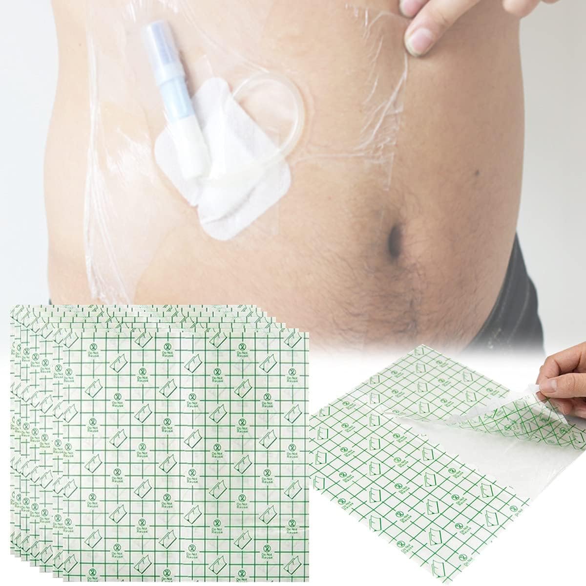 Peritoneal Dialysis Catheter Shower Cover Transparent Film Wound