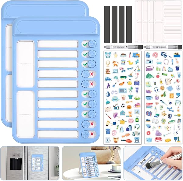 Audab Dry Erase Chore Chart for Kids