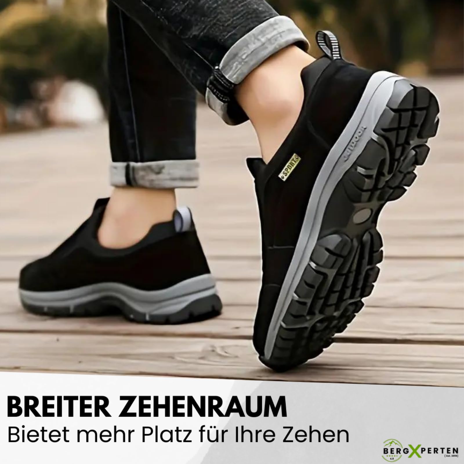 Orthopädischer, Rutschfester & wasserdichter Schmerzlinderungs-Schuh - FeelFree - Unisex，Leichte Sneakers für Outdoor, Fitness und Alltag，Wanderstiefel, Wanderschuhe