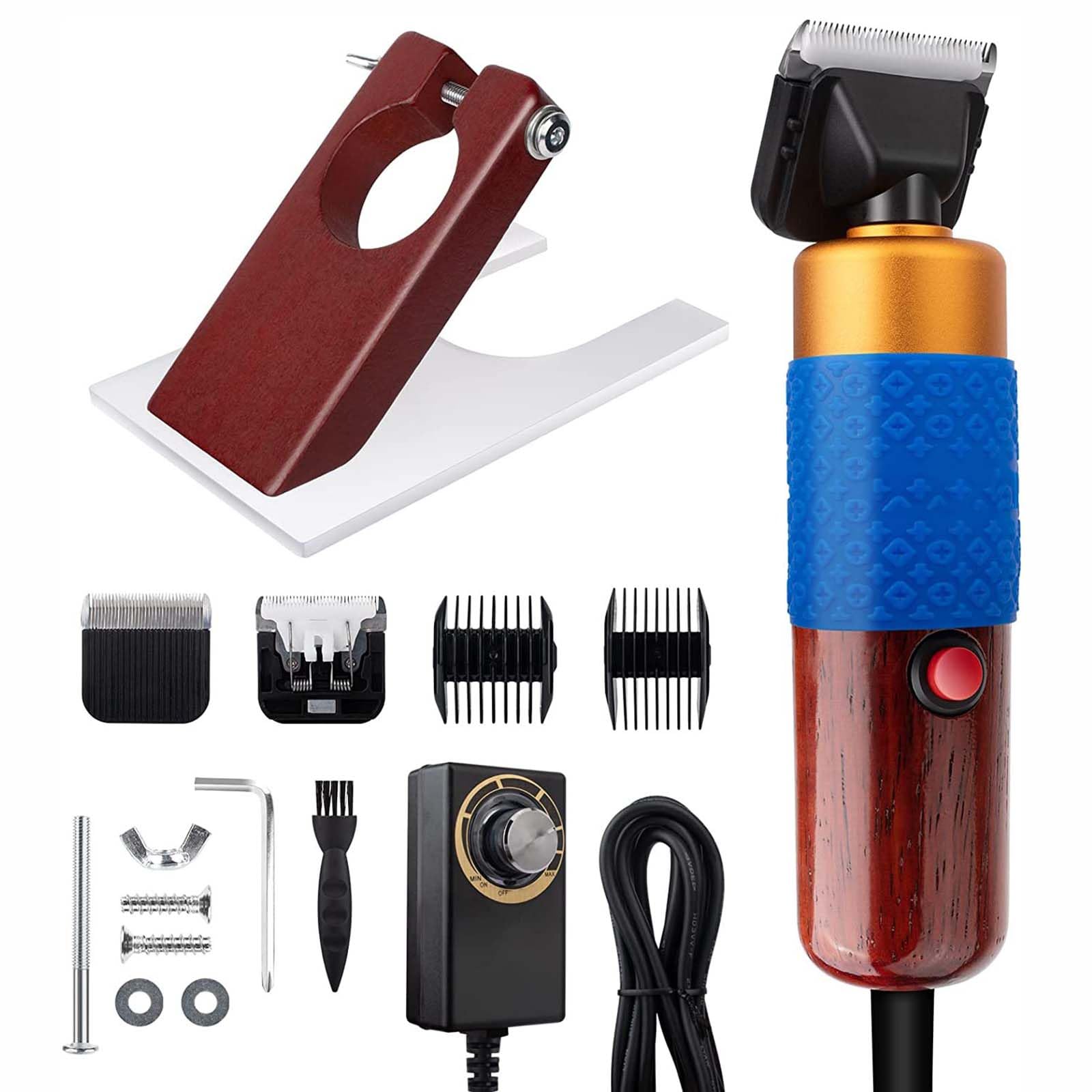 Kit elettrico per la pulizia dei tappeti, 200 W con lame sostituibili, regolazione della velocità per la toelettatura degli animali domestici, la manutenzione del tappeto e il taglio di coperte