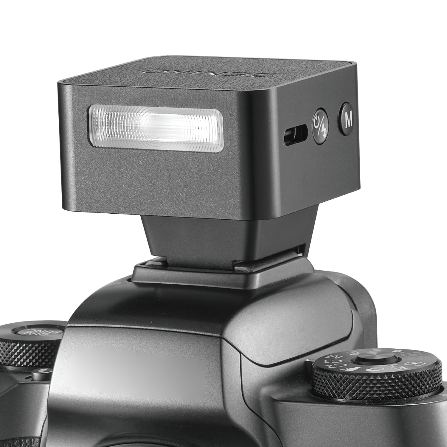 ZENIKO ZT08 C Mini TTL lampa błyskowa do aparatów Canon (E-TTL II) 47 g, szeroki kąt 28 mm, retro metal/skóra design z wyświetlaczem OLED, 740 pełnych błysków, szybkie ładowanie (kolor czarny