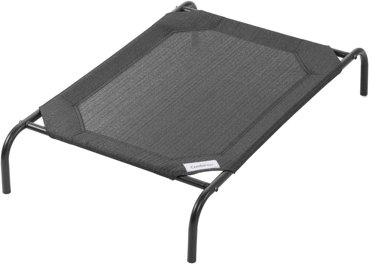 ( incomplete) Coolaroo The Original Cooling Elevated Dog Bed, Indoor and Outdoor, Medium, Gunmetal