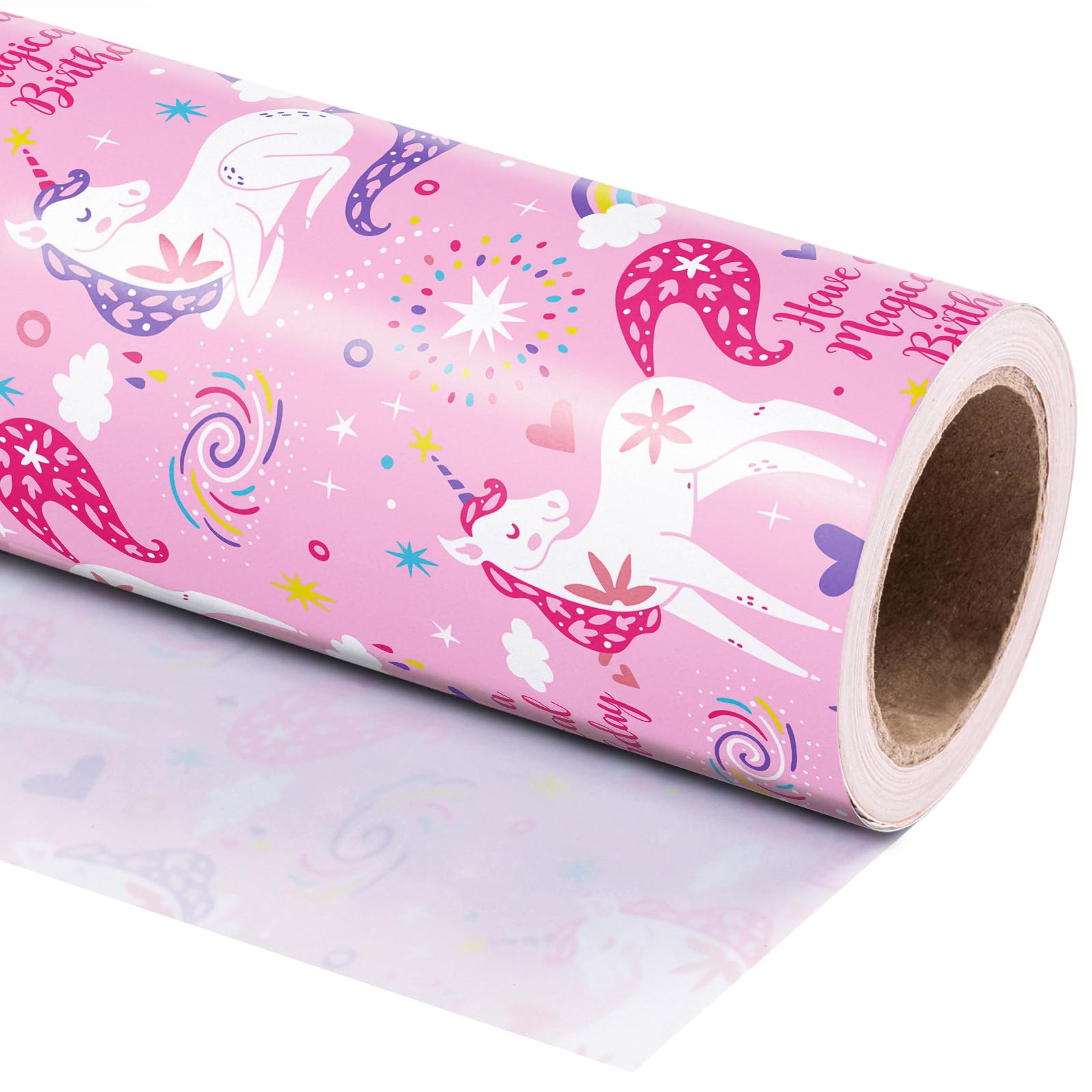 Holijolly Christas Wrapping Paper Roll – ini Roll – 43c X 3 Per