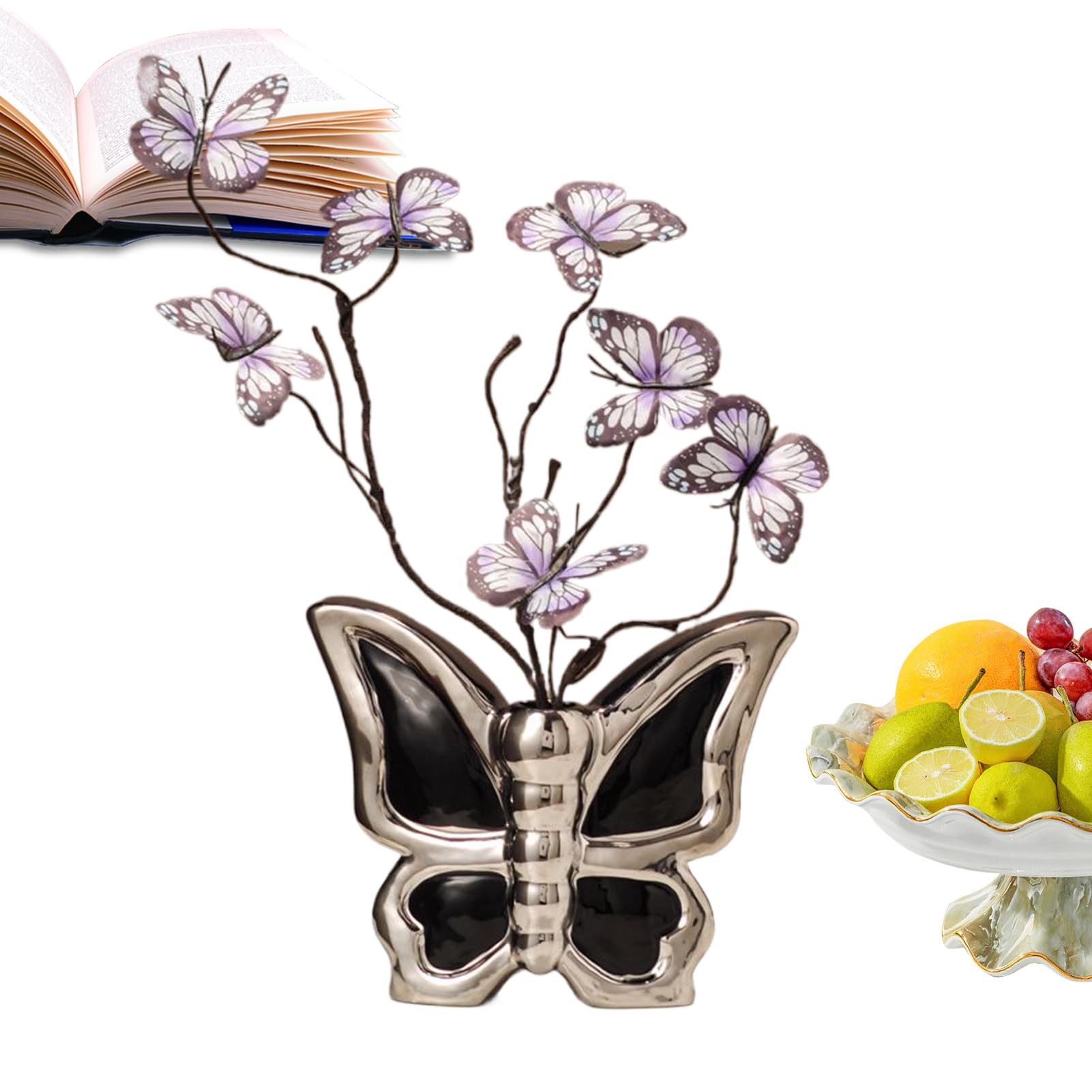 Vases en céramique pour fleurs et centre de table de mariage champêtre