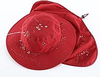 Vista 82 de Home Prefer Sombrero para sol para el aire libre con protección UV, secado rápido, unisex con solapa para proteger el cuello Gris cenizo