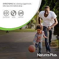 Vista 5 de NaturesPlus Hema-Plex Iron - 60 Slow-Release Mini-Tabs - 2 Pack - 85 mg Chelated Iron - Total Blood Health - with Vitamin C & Bioflavonoids - Vegan