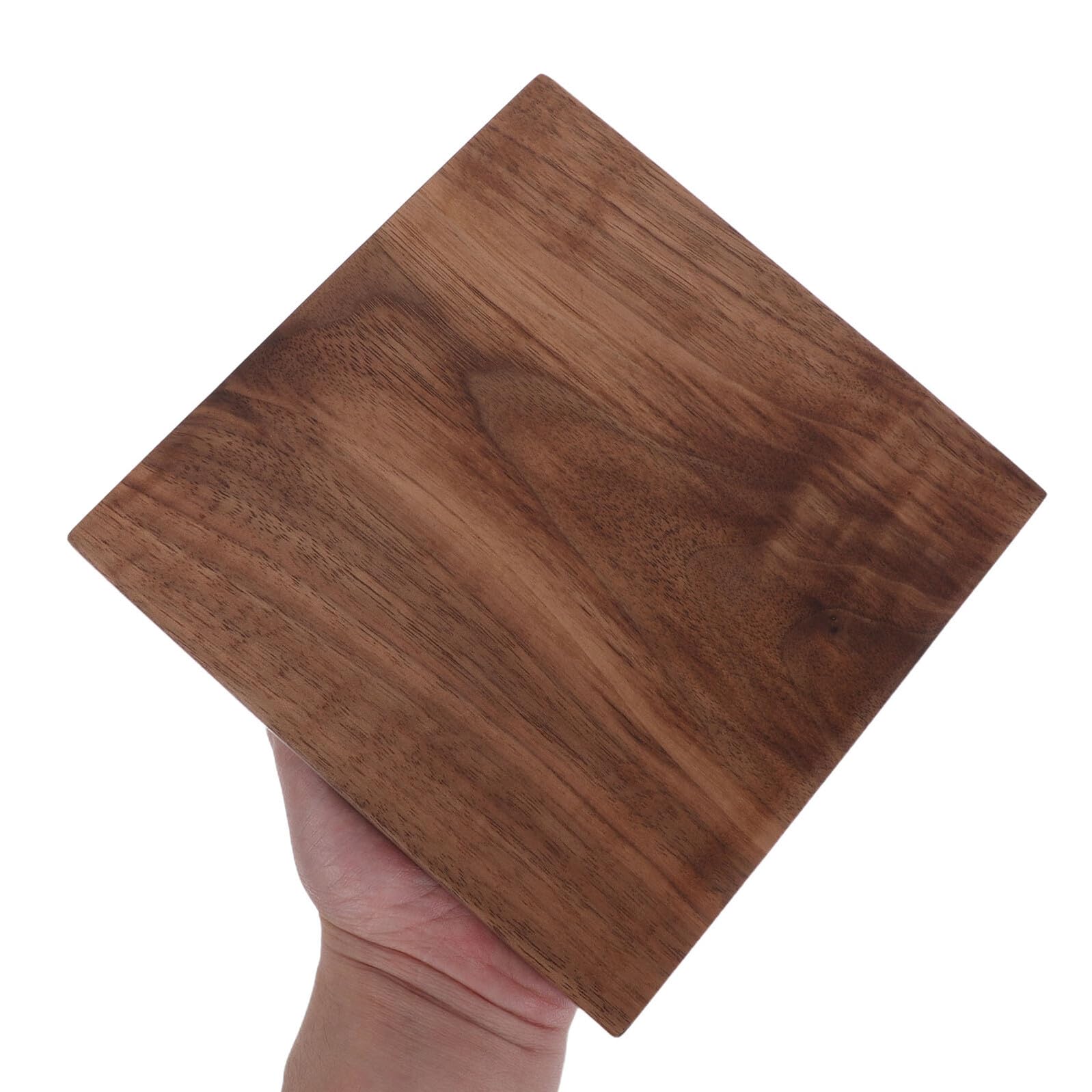 Tableros de Nogal Decorativos de Veta Natural, Madera Maciza Resistente para Bricolaje y Decoración de Interiores