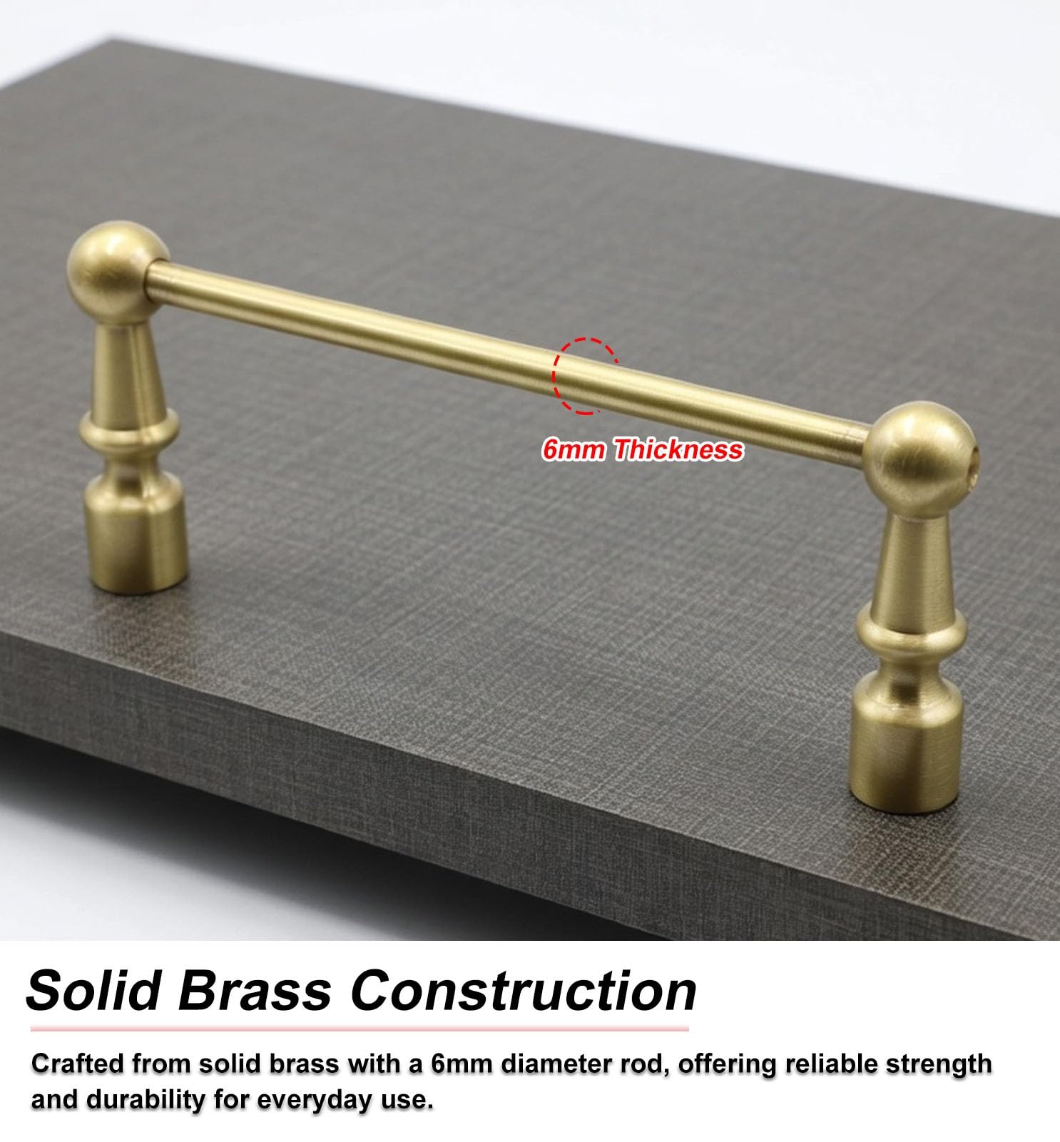 Barierka Półki Mosiężna Balustrada Galeryjna ze Słupkami Końcowymi i Środkowymi | Dekoracyjny Drążek Zabezpieczający Półkę, Vintage Metalowa Barierka na Półki Kuchenne, Szafki Barowe i Ekspozycyjne