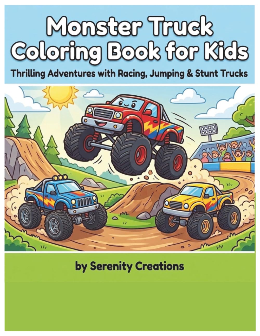Roaring Monster Trucks Coloring Adventure for Kids