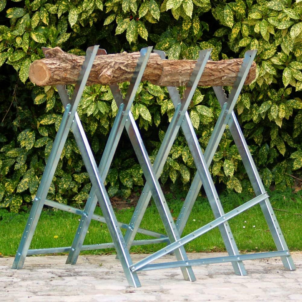 Chevalet de sciage pliable en acier