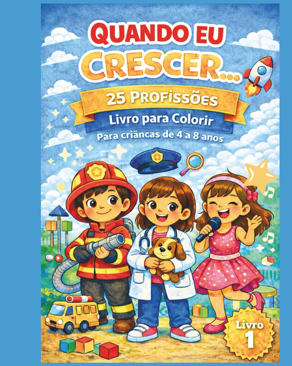Quando eu crescer…: 25 profissões para colorir