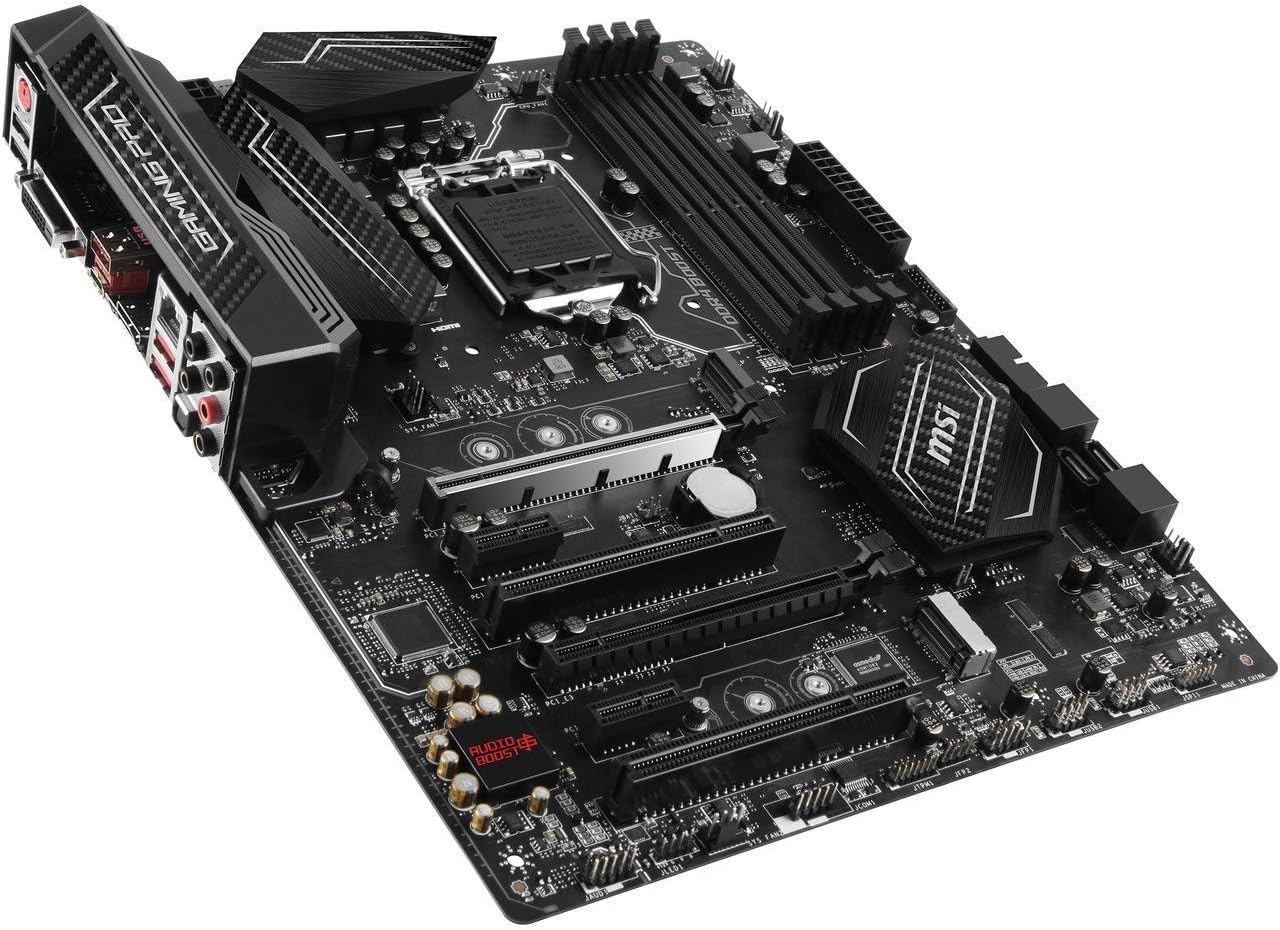 MSI Gaming Intel B250 LGA 1151 DDR4 HDMI VR Ready ATX Motherboard (B250 Gaming PRO Carbon)