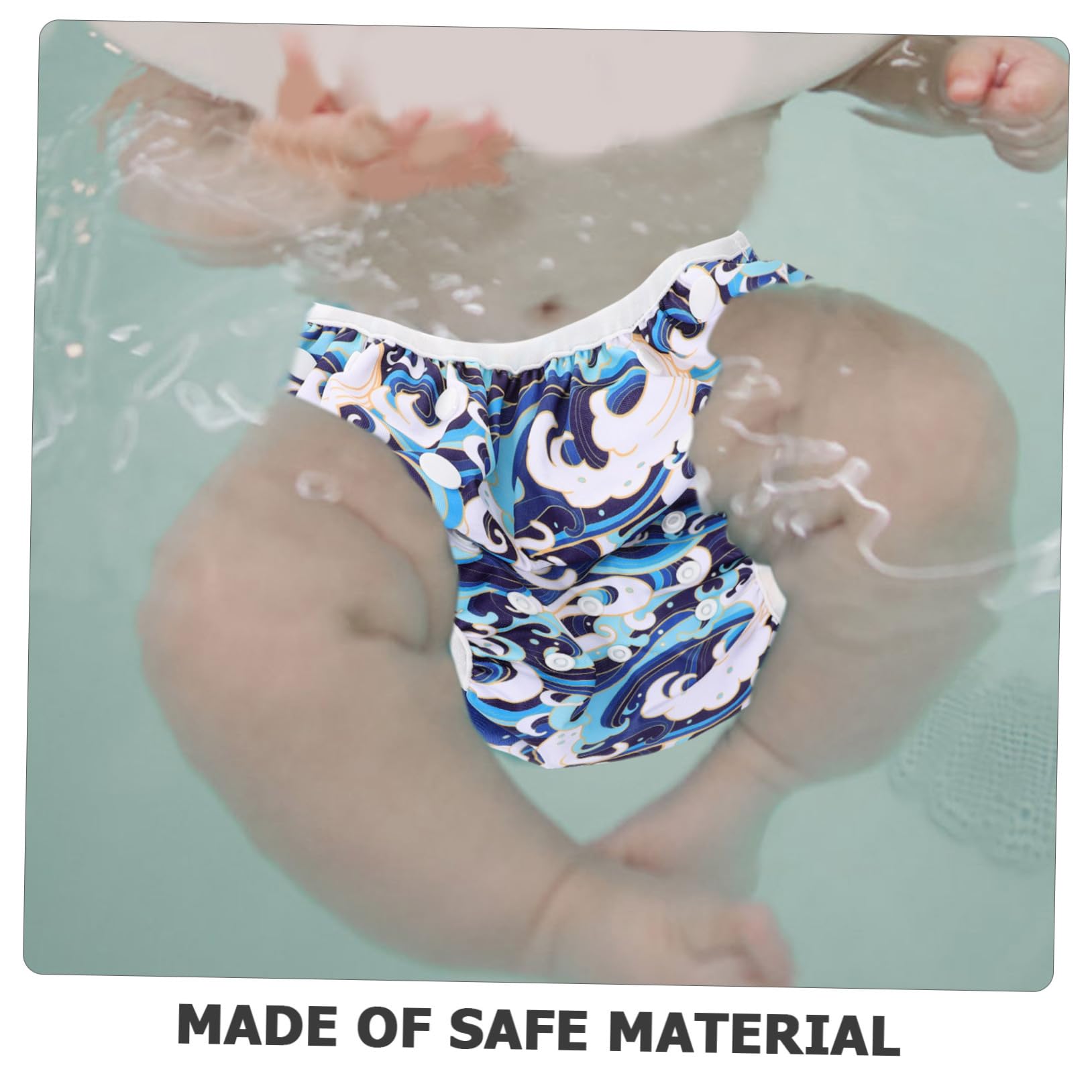 LIFKOME 4stücke Wiederverwendbare Schwimmwindel Für Junge Mädchen Und Kleinkinder Wasserdichte Umweltfreundliche Bademode Mit Cartoon-design Für Pool Und Strand Jahre