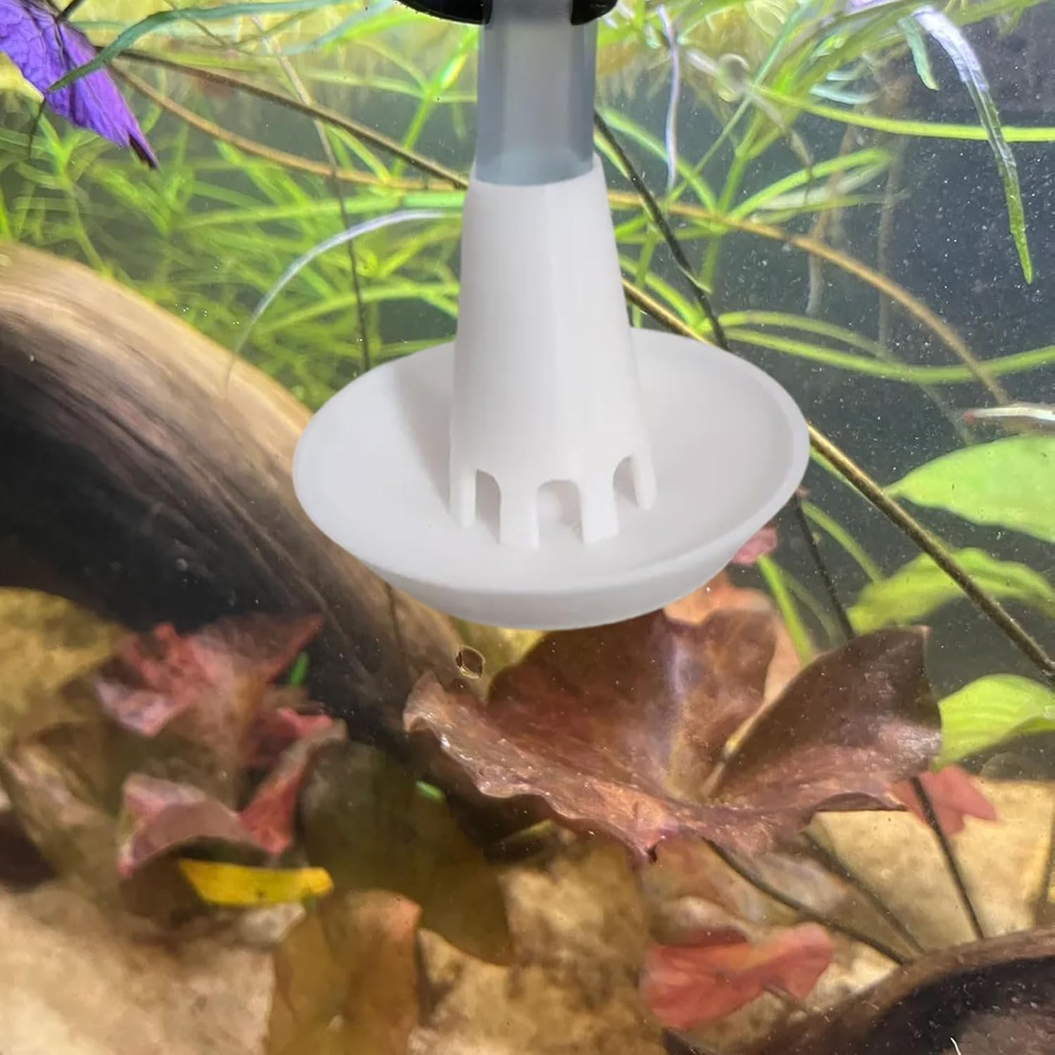 Aquarium Hose Diffuser for 15mm Hose — Gentle Water Change Diffuser, Substrate & Plant Protector, 0.6 in OD Fit for Safe Gravel Rinsing