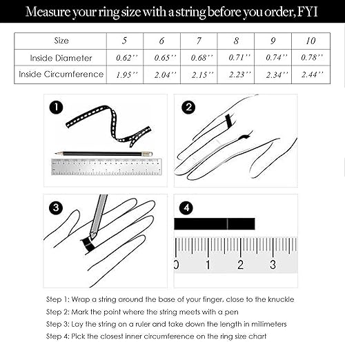 Miniatura 7 de Milacolato Anillos de plata de ley 925 para la ansiedad anillos para aliviar el estrés anillos para ansiedad para ansiedad lético floral hoja luna