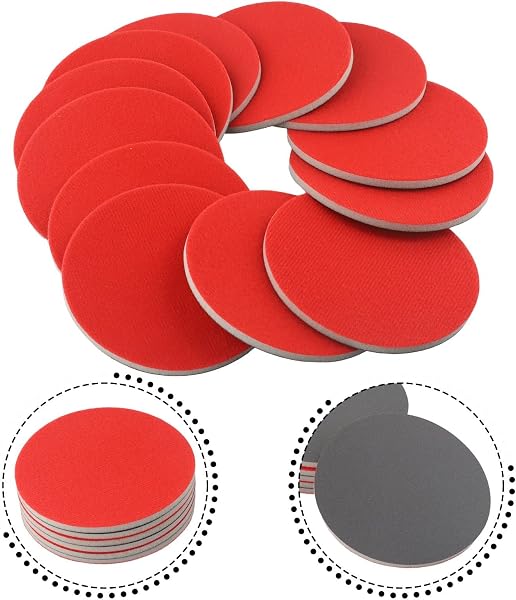 Cuscinetti abrasivi da bowling, 12/24 pezzi, grana 500-4000, kit di rifacimento per pulizia della palla, lucidatura, accessori di manutenzione - 4