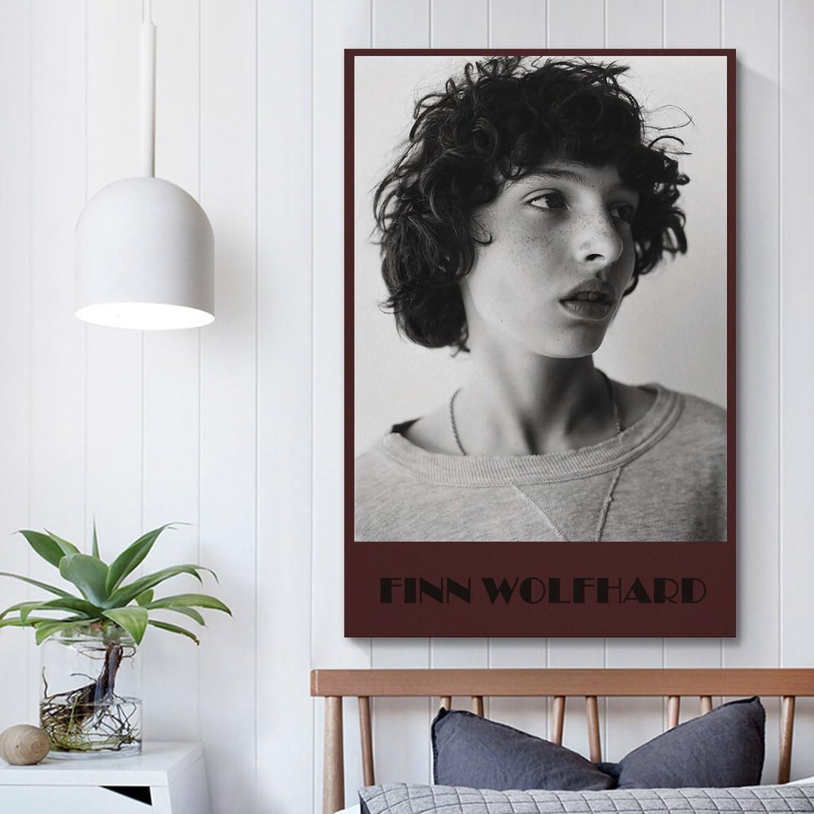 Amazon.com: Runaway Finn Wolfhard Poster Canvas Posters Wall Art