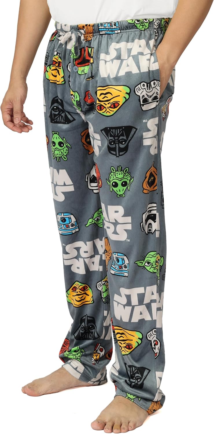 STAR WARS mens Pajama Bottom, Lounge Pant With Drawstring, Ultra-soft & Comfortable - Image 2
