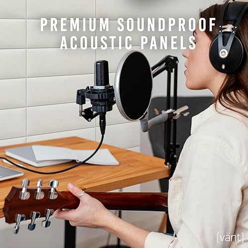 Miniatura 6 de Vänt Paneles de Pared Tapizados - Cabeceros Montados en Pared Tamaño QueenFull - Microgamuza Gris - Juego de 4 Paneles (Cada Panel Individual