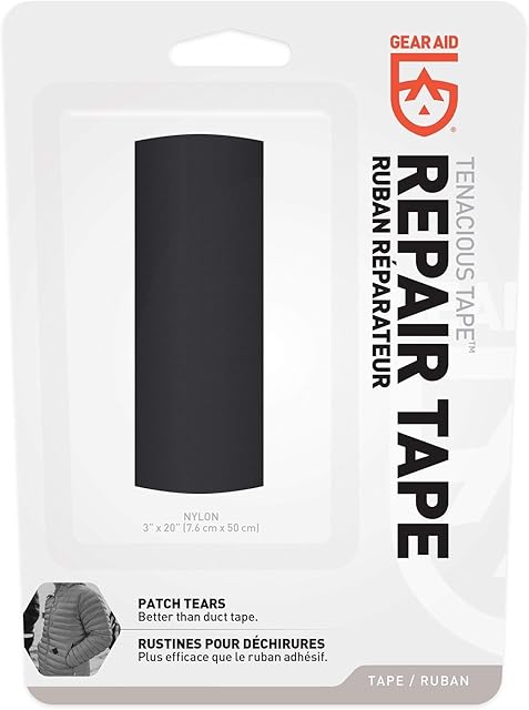 Gear Aid Tenacious Tape Repair Tape - Black Nylon