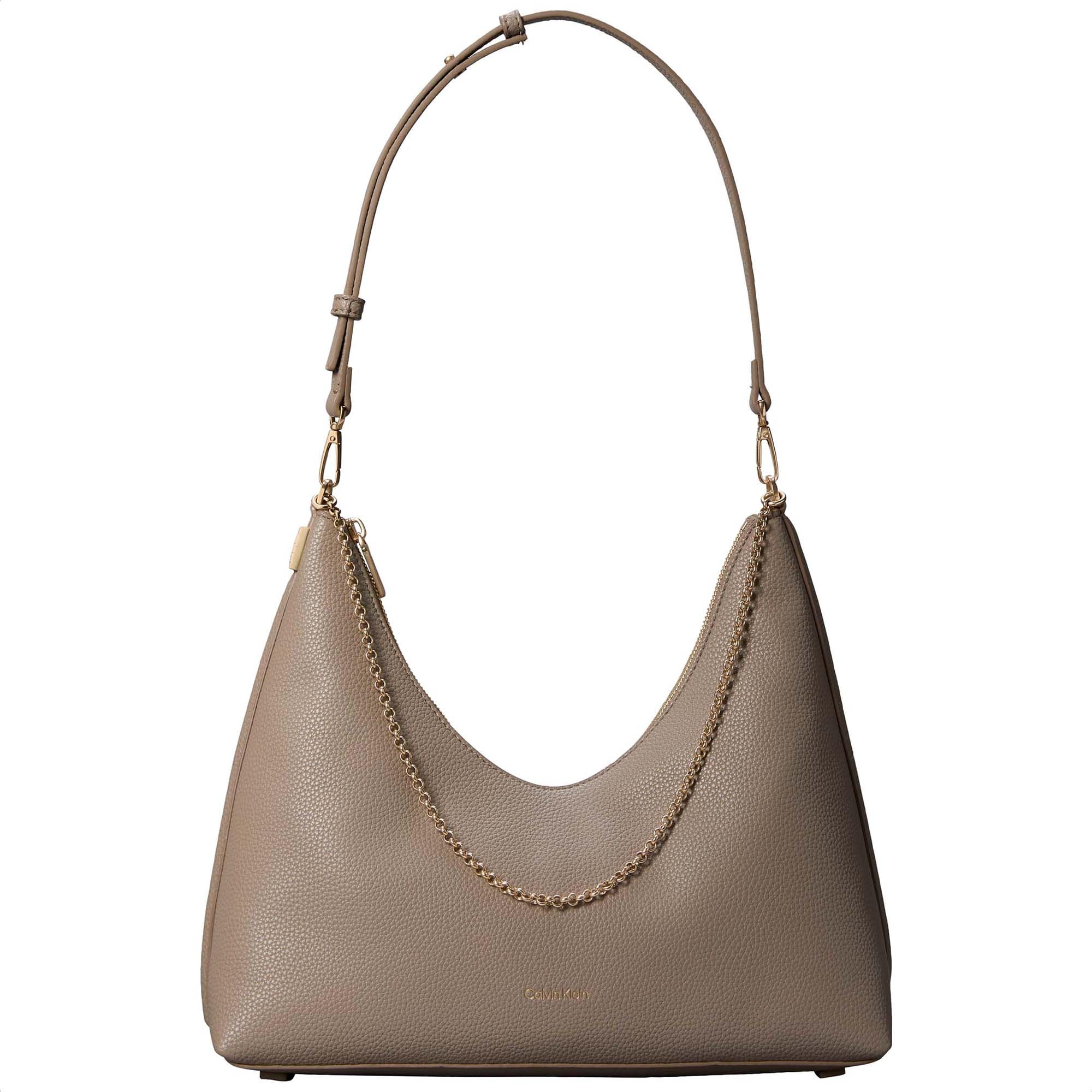 Calvin Klein Emblem Hw Pebble Shoulder Bag UB1 – Black One Size