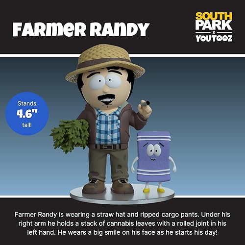 Miniatura 2 de Youtooz Farmer Randy - Figura de vinilo de 4.6 pulgadas, colección coleccionable de granjero Randy de South Park por Youtooz South Park