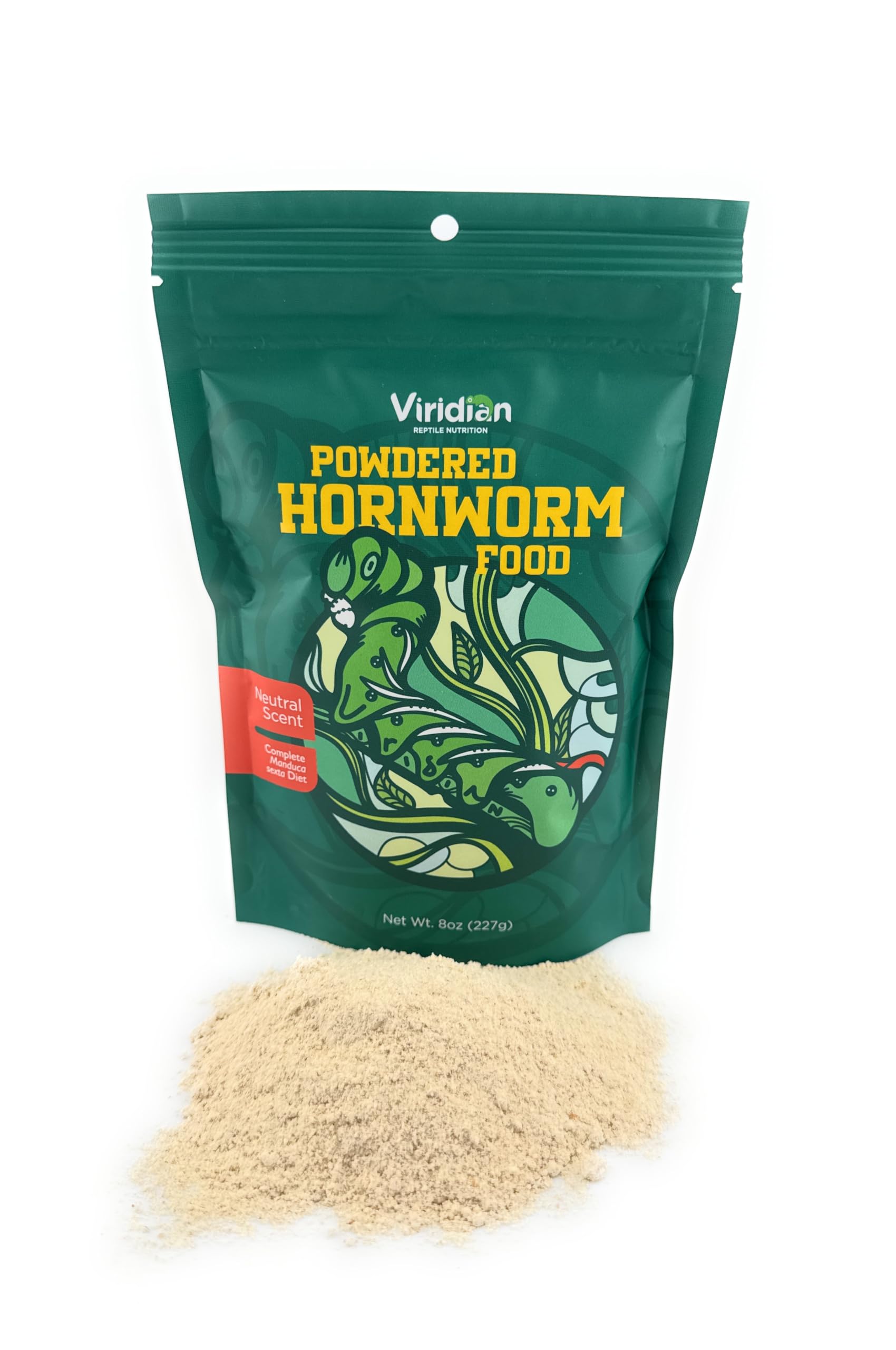 Viridian Reptile - Powdered Hornworm Food - 8oz