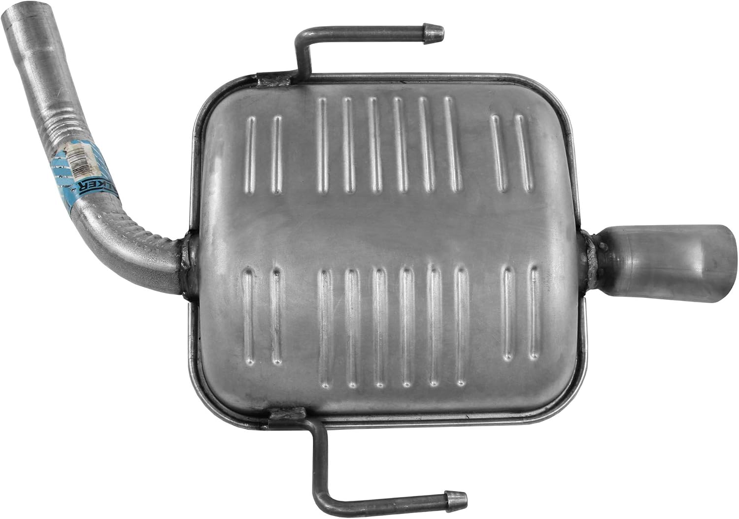 Walker 53991 Direct Fit Exhaust Resonator and Pipe Assembly 2" Inlet (ID) 2.5" Outlet (OD) for Buick Enclave