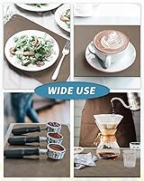 Vista 5 de AMOAMI Alfombrilla de Café Oculta Manchas con Respaldo de Goma Absorbente para Secar Platos para Encimera de Cocina - Marrón, Se Adapta Debajo