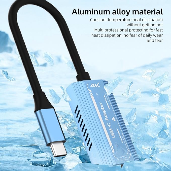 Hub USB C 4K 60Hz Compatible con Laptop y Gafas AR miniatura 4