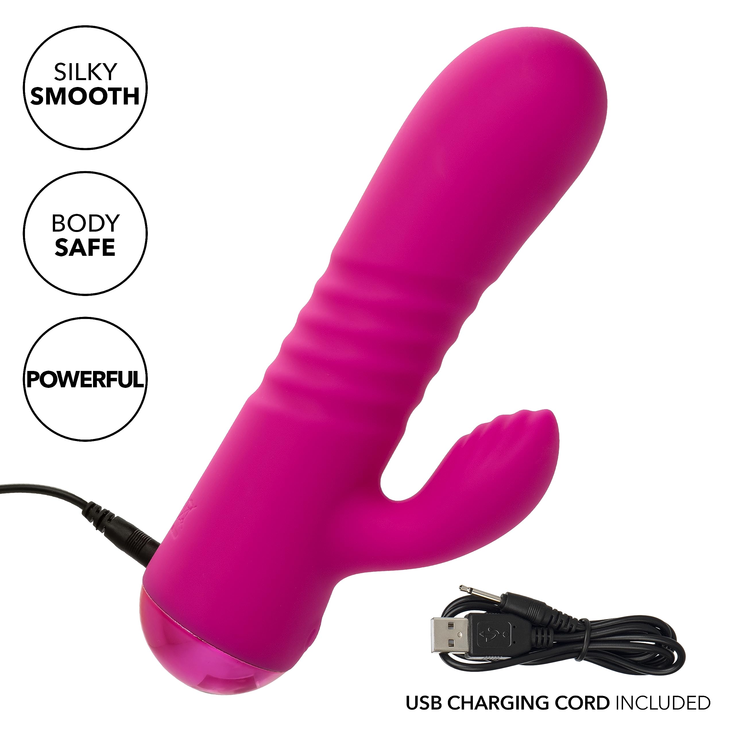 thick rabbit vibrator Happy Rabbit Realistic Rechargeable Rabbit Vibrator