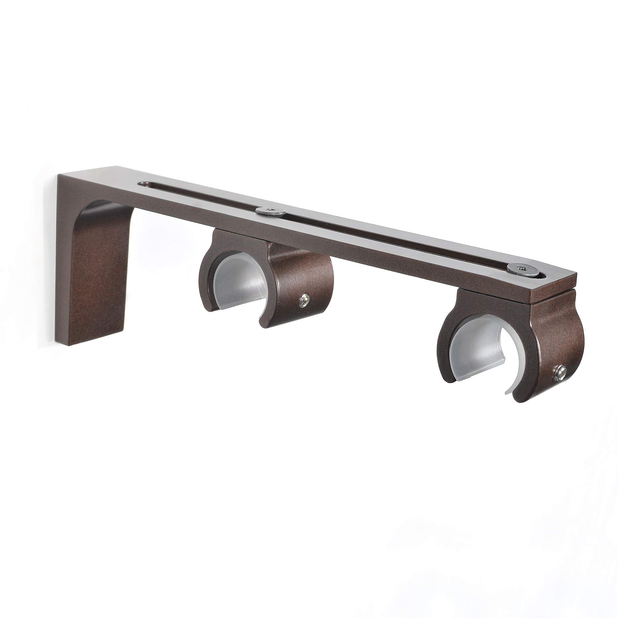 25mm Double Bracket Brown Oil Rubbed Fixed Length Rod (Set of 4) (B08CC2DZX9) Amazon Price History, Amazon Price Tracker
