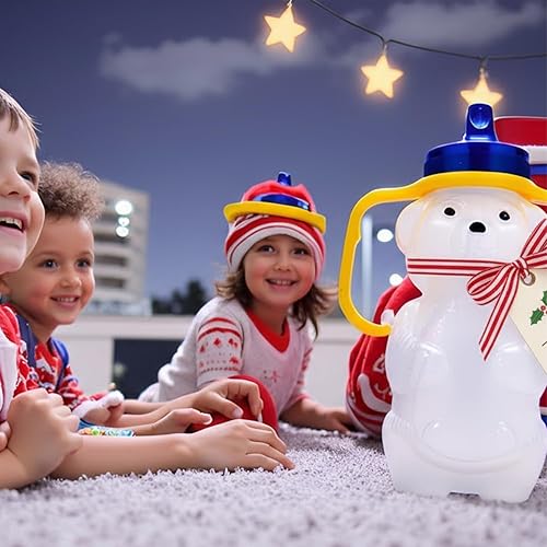 Miniatura 2 de TalkTools Honey Bear - Vaso de paja con asa, 7 onzas, entrenador de paja suave para bebés y niños pequeños de 4 meses en adelante, fácil de agarrar