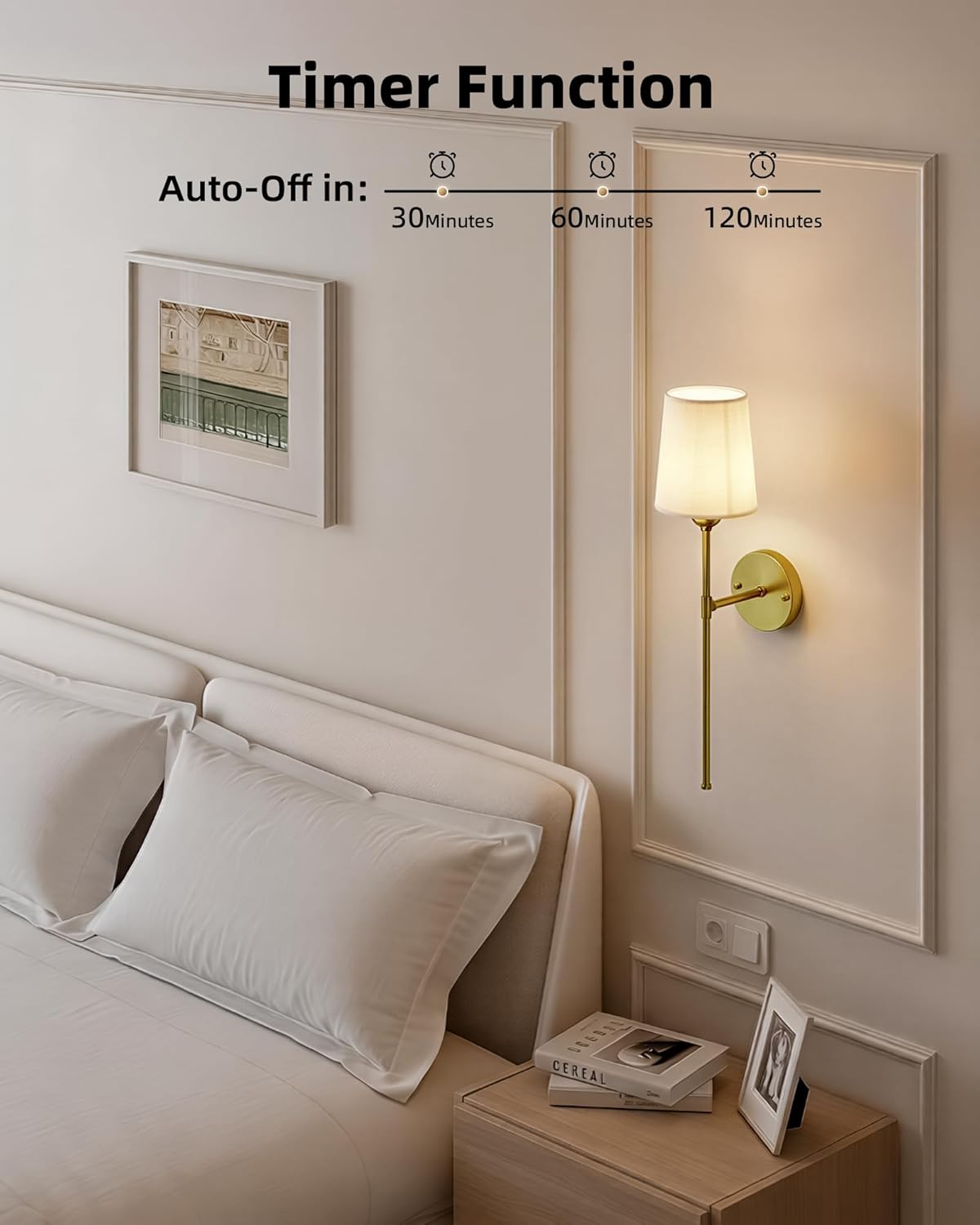 EZVALO Battery Operated Wall Sconces Set of 2, 7500mAh, RGB, Rechargeable Wall Lights with Remote, Dimmable, Magnetic Bulbs, No-Wiring Installation, Wireless Wall Lamps for Bedroom, Living Room