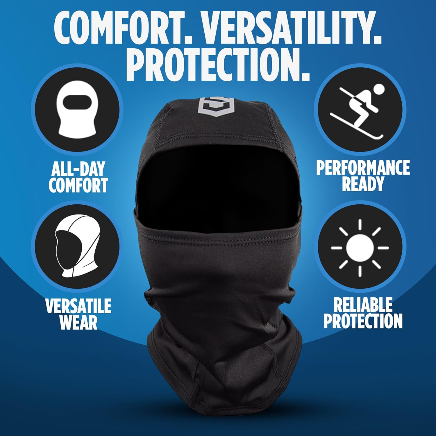 Sports Unlimited Adult/Kids Hood, Football Shiesty Mask, Ski Mask for Men and Women, Summer Balaclava (Warm/Cooling Options) - Image 2