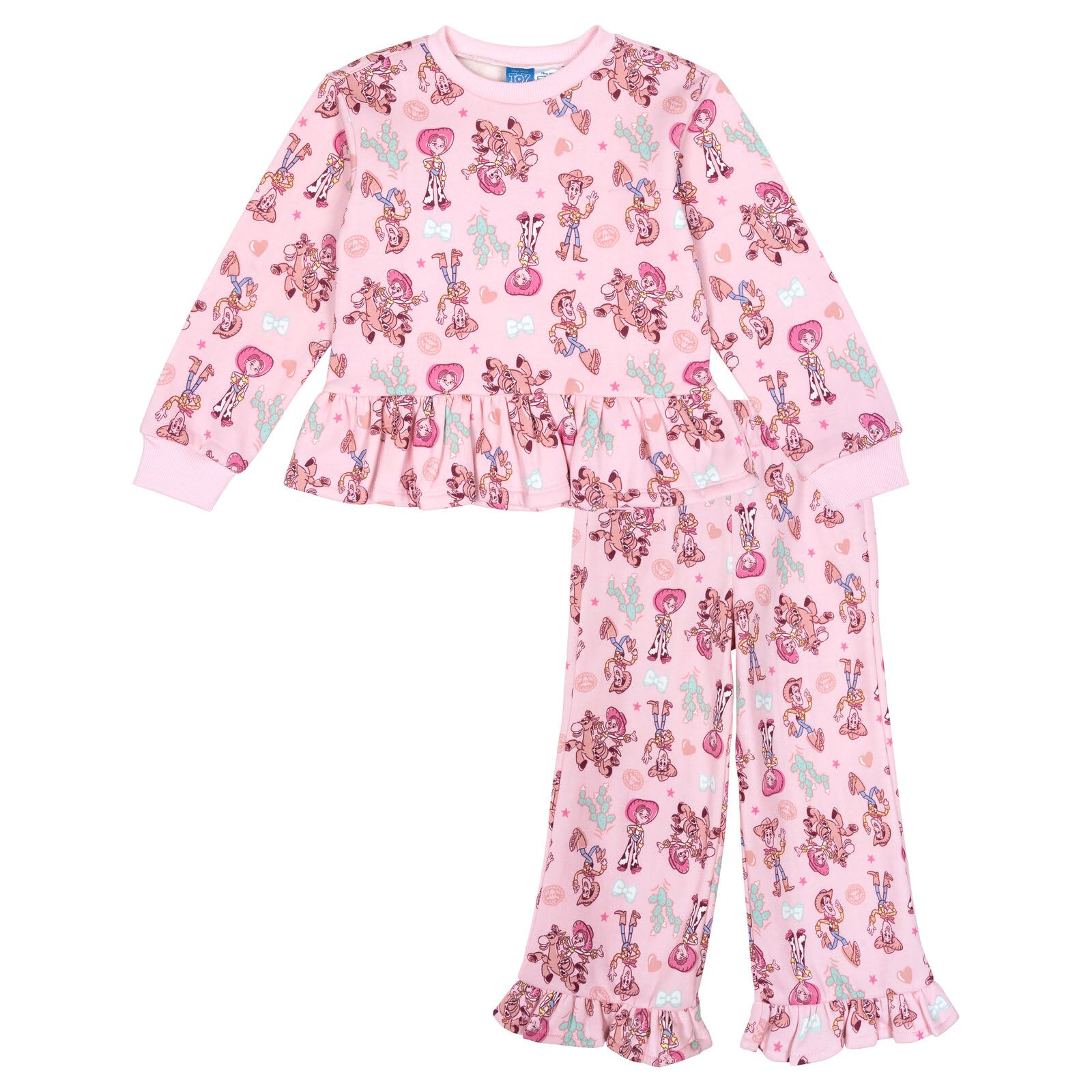Disney Girls' Fleece Sweatshirt and Pants Set for Baby &amp; Kids