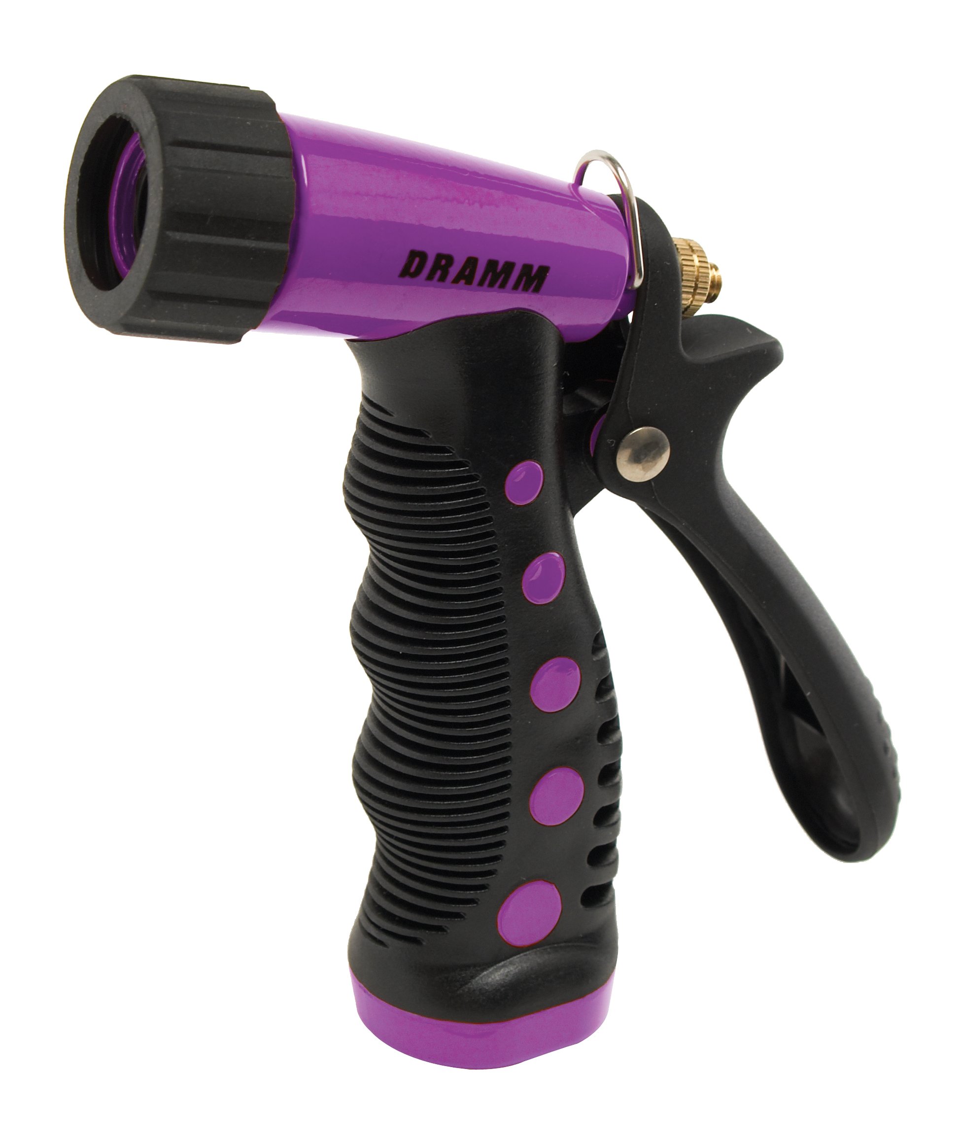 Dramm ColorStorm Premium Pistol Spray Nozzle – Heavy-Duty Adjustable Garden Hose Sprayer with Ergonomic Grip &amp; Variable Water Patterns for Garden, Car, Deck, and Outdoor Cleaning – Berry