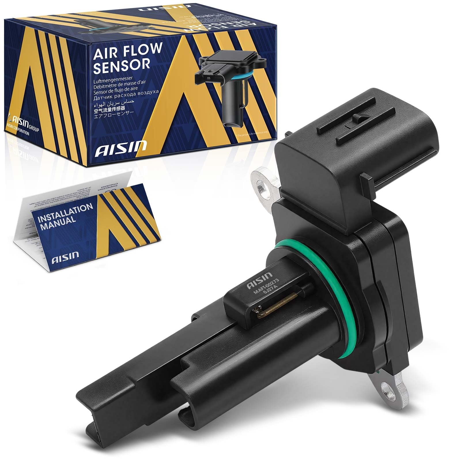 Photo 1 of AISIN AFTERMARKET MAFT-00273 Mass Air Flow (MAF) Sensor - Compatible with Lexus GS460 2008-2011, LS460 2007-2017, LS600h 2008-2016 - with 5 Pins