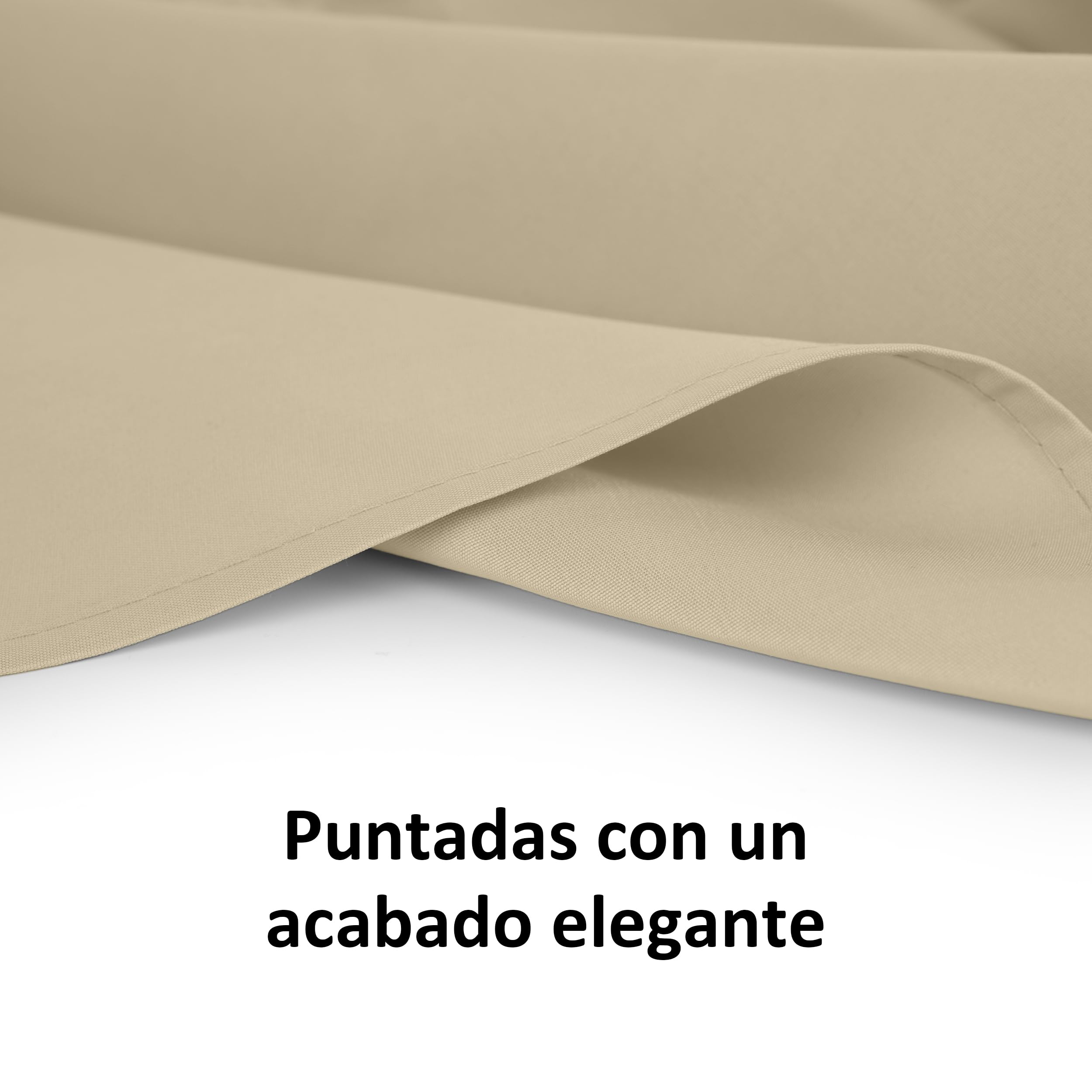 Sábana Encimera de Microfibra 155x250cm para Cama de 90cm, Super Suave, Transpirable Lavable a Maquina - Color Beig