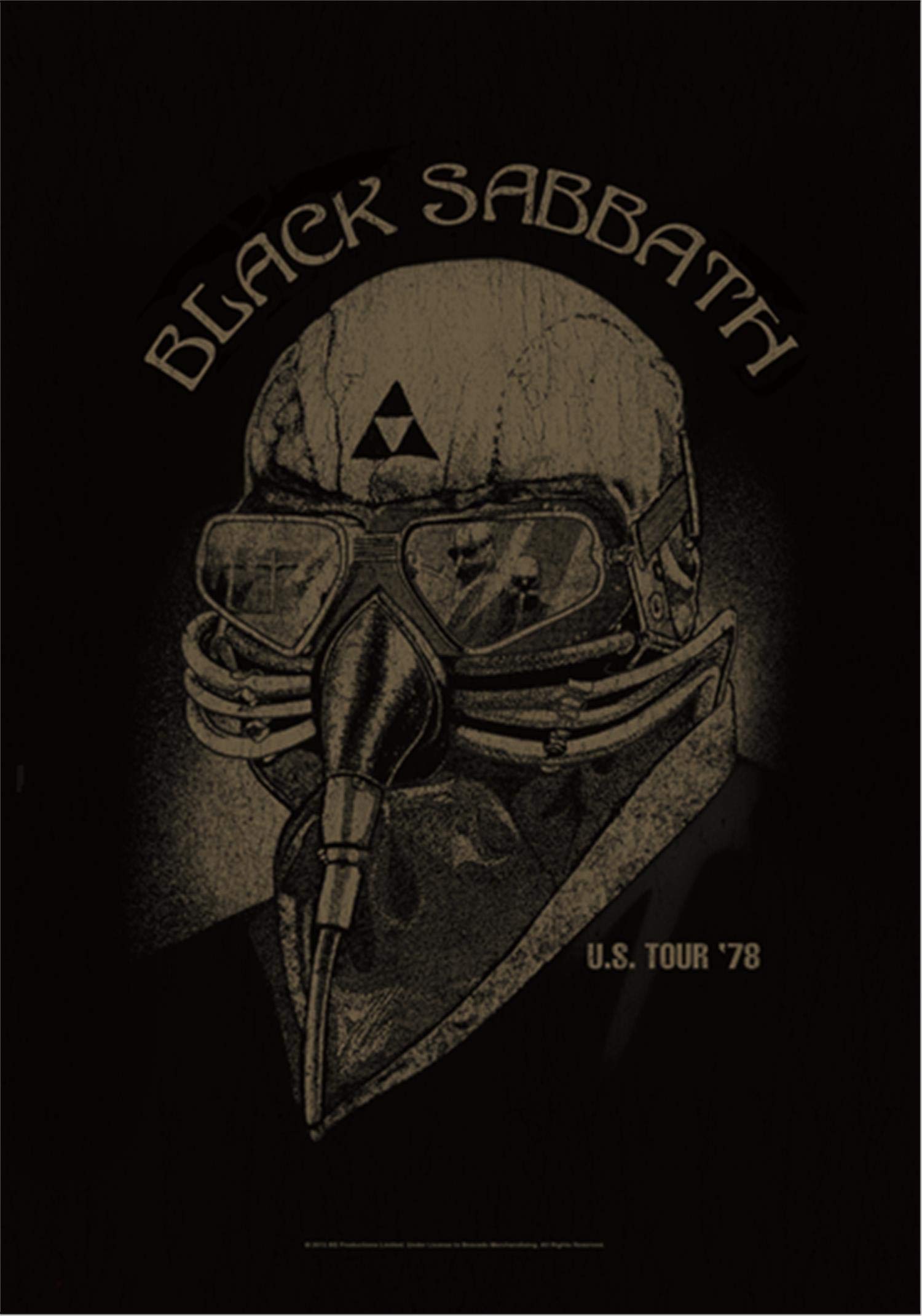 Black Sabbath Standard U.s. Tour '78 Flag