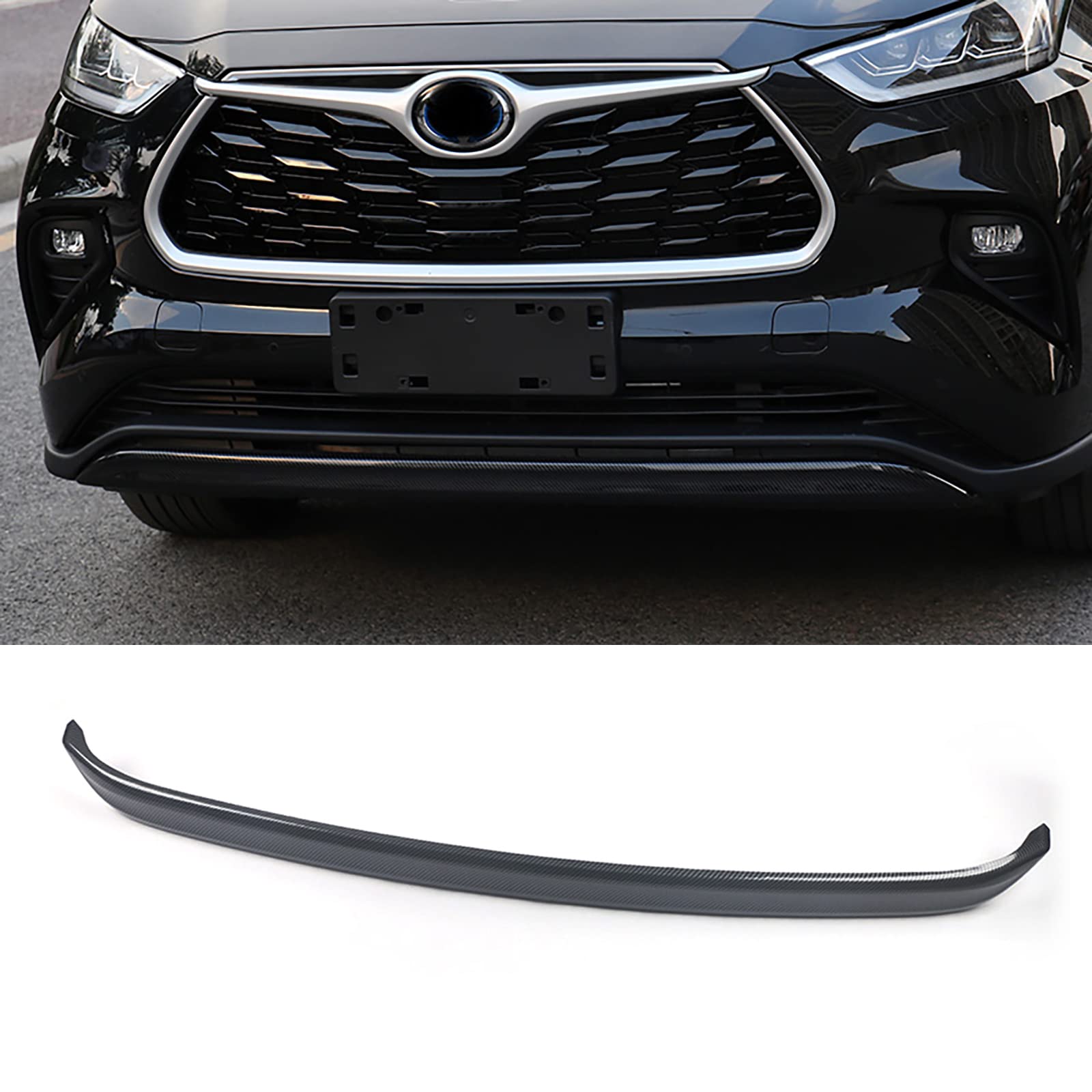 Car Accessories Fit for Toyota Highlander Medium-High Configuration 2020 2021 2022 2023 2024 2025 Front Bumper Protector Guard