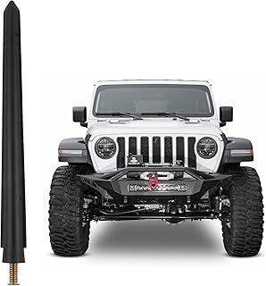 VOFONO Antenna Compatible with Jeep Wrangler Accessories for Jeep Gladiator Accessories 2007-2023, Short Antenna Jeep Wrangler Gladiator JK JL JT