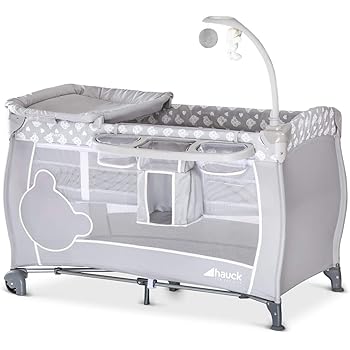 hauck travel cot cream