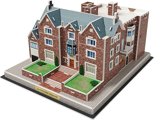 Miniatura 3 de Kinder Crafts Rompecabezas 3D - 770 Eastern Parkway, sede de The Jabad-Lubavitch, sinagoga histórica, juguetes de Judaica, actividad educativa -