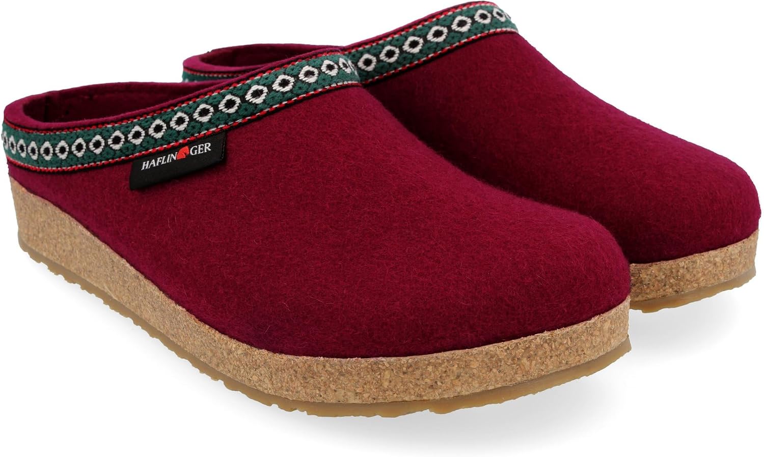 HAFLINGER Grizzly GZ Felt Clog Slipper Unisex