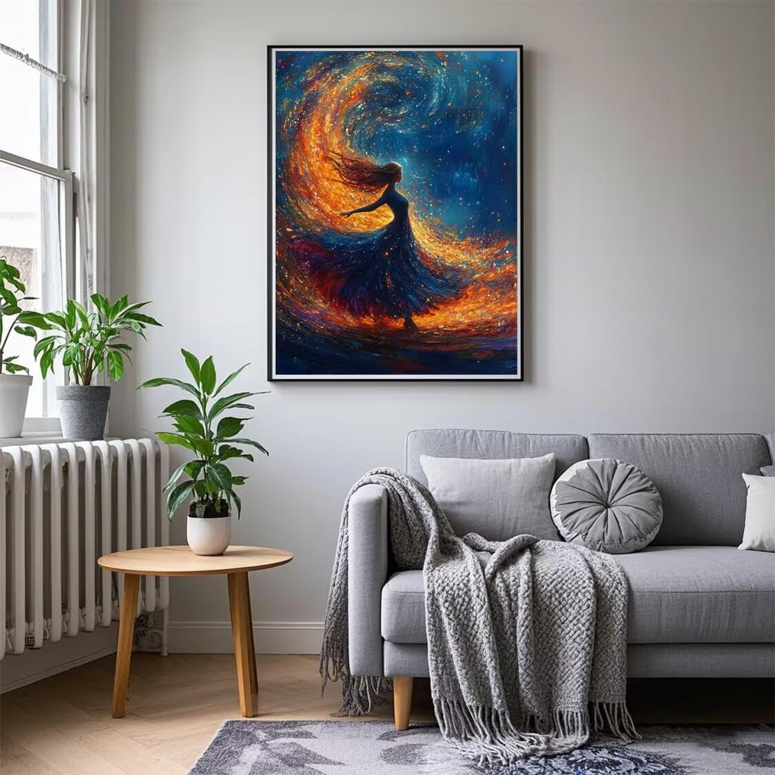 Diamond Painting XXL Mädchen für Bastelset Kinder ab 6 Jahre, Diamond Painting Tanzen, 5D DIY Diamant Malerei Bilder Stickerei Set, Dimond Kristall Handwerk Geschenke für Zuhause Deko 70x90cm S-198