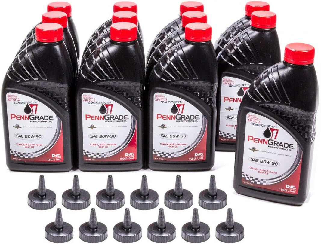 Brad Penn 0237729 80 W90 GL4 Gear Lube 1 Quart, (Case Of 12