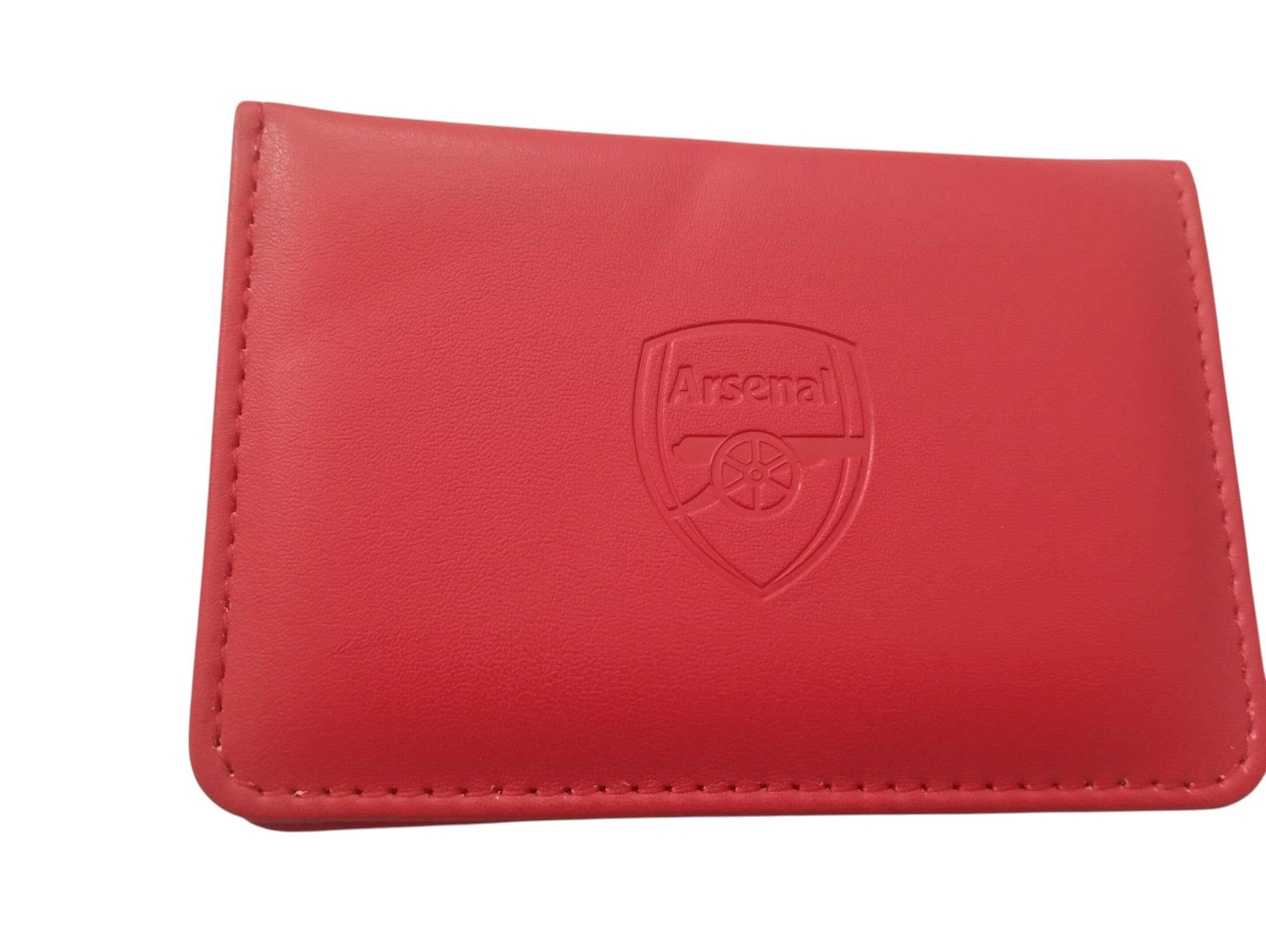 Real Madrid Leather red Gunners Card Holder Arsenal