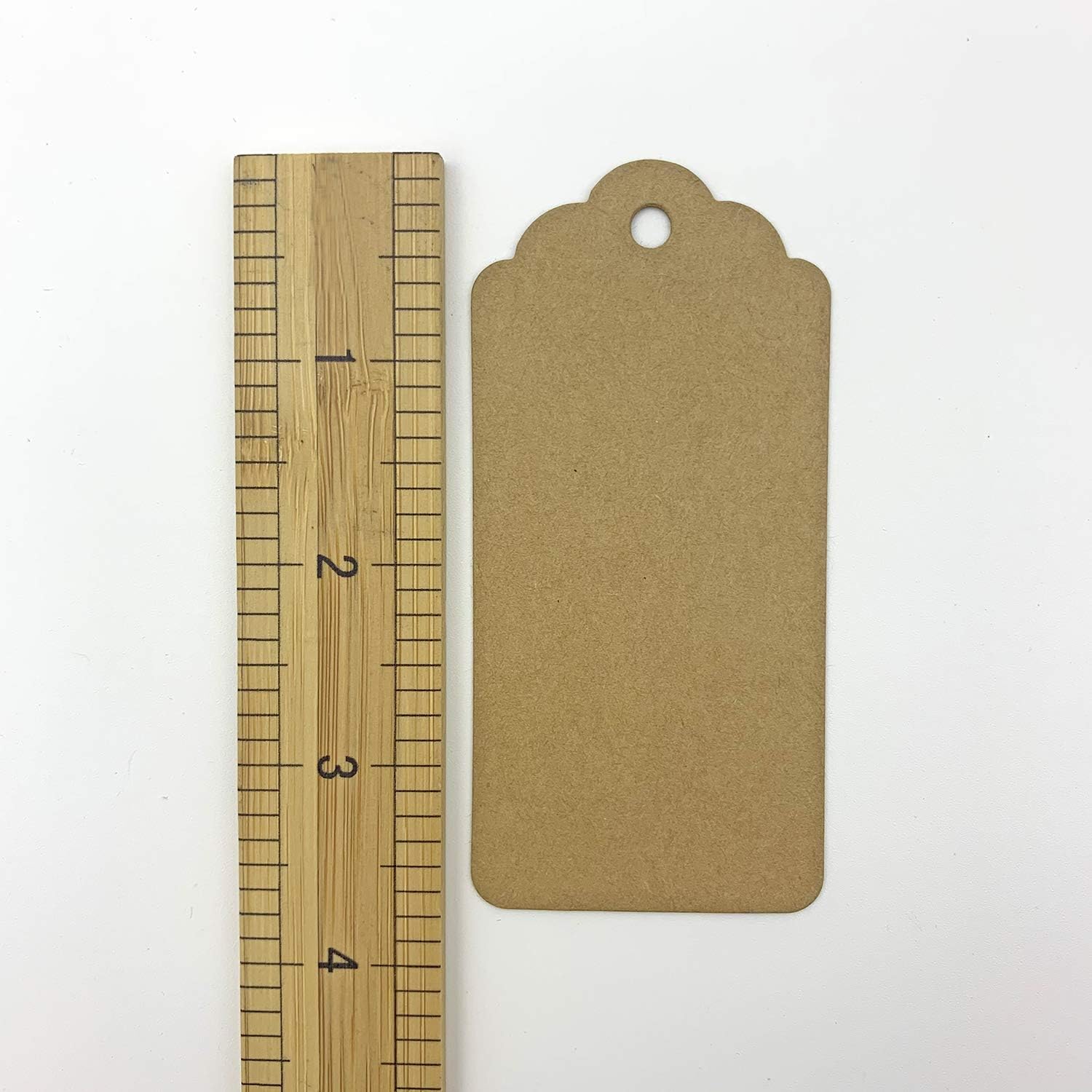 Gift Wrap Tags,100pcs Blue Craft Hang Tags, Blank Marking Tags with String: Health & Personal Care